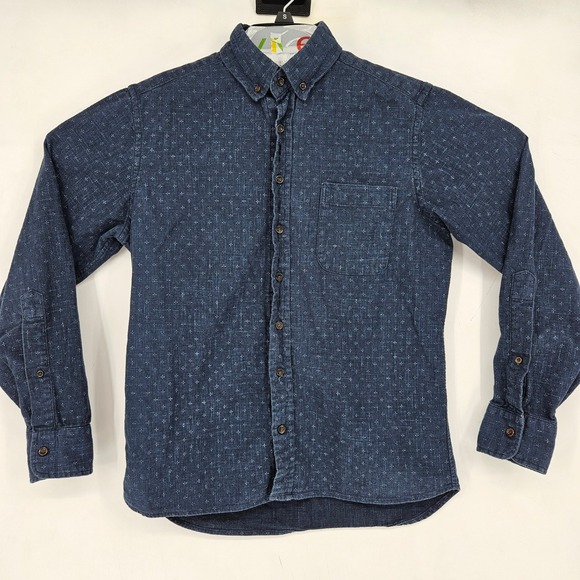 Taylor Stitch Other - Taylor Stitch The Jack Indigo Shirt Mens 38 Small Blue Cross Stitch Button Down